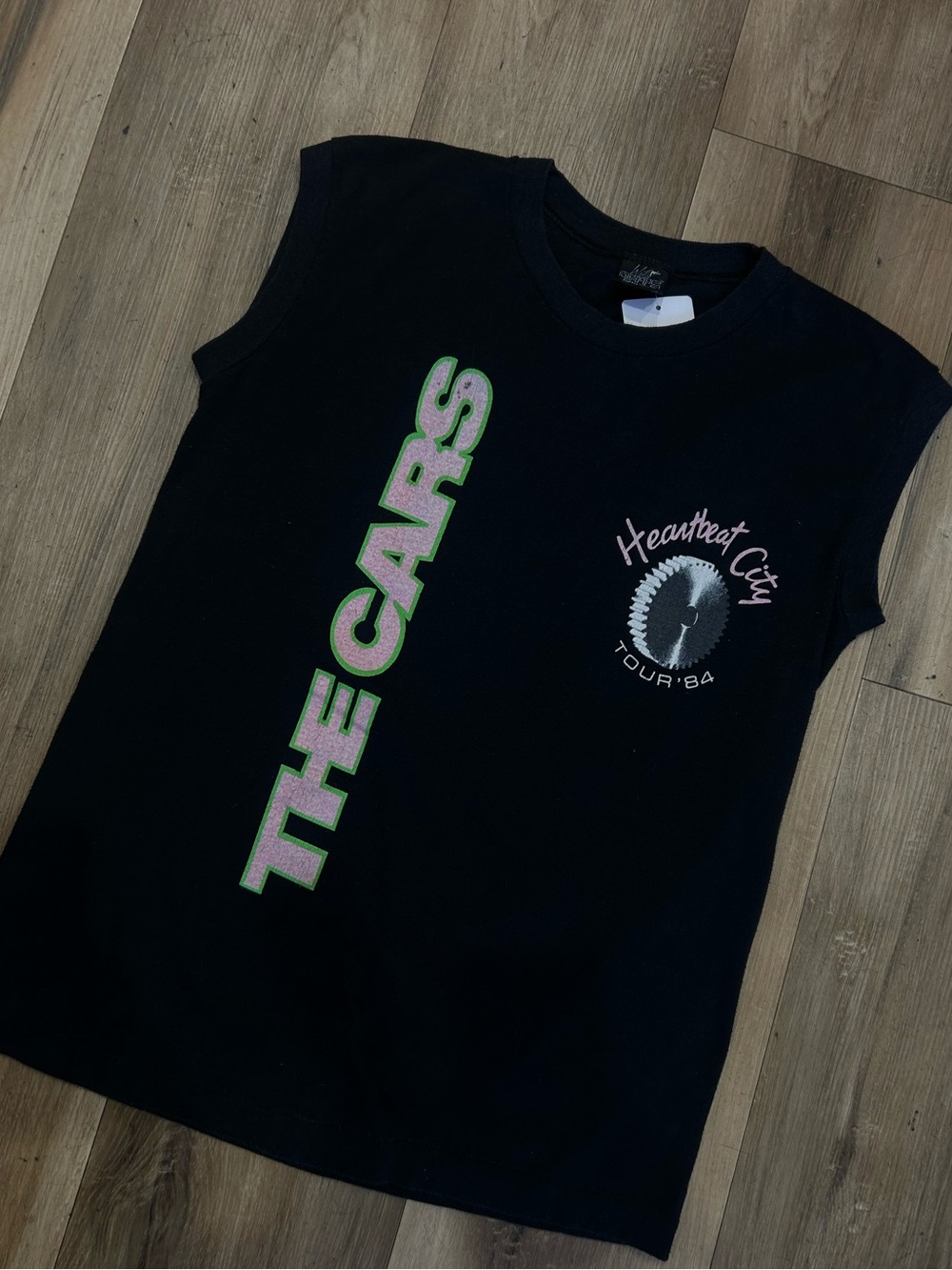 1984 VINTAGE The Cars Muscle Tee